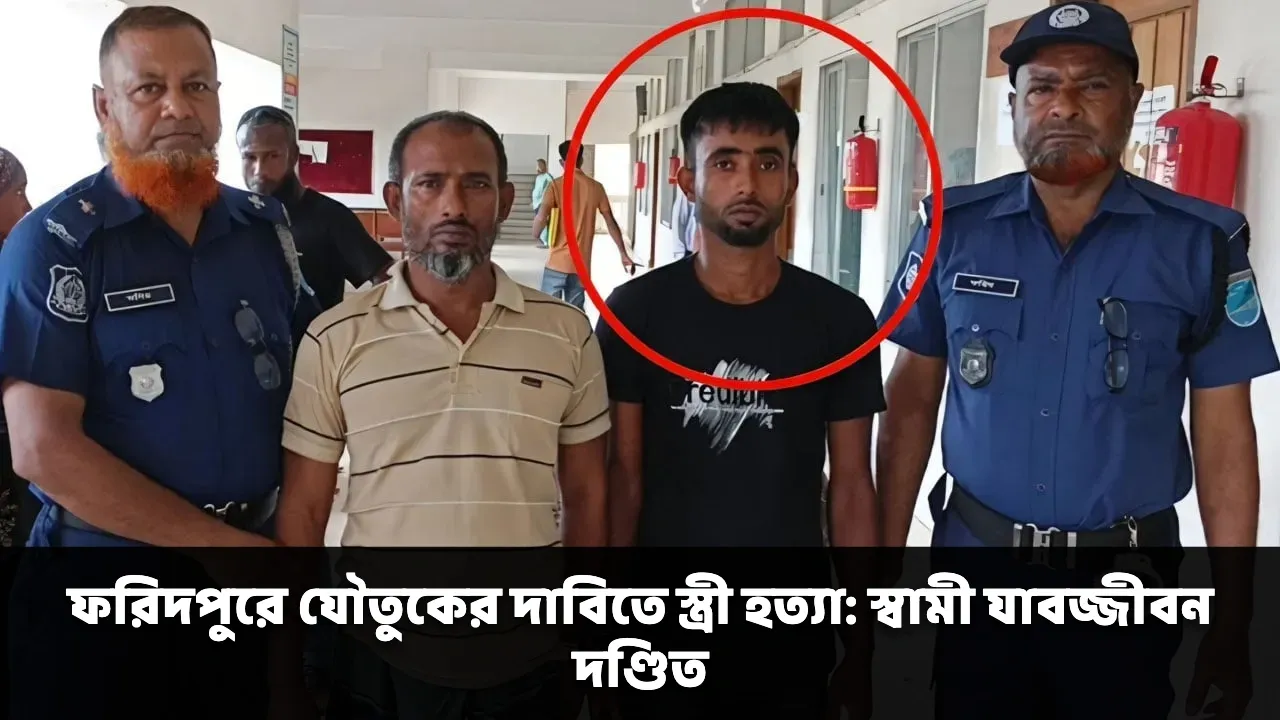 ফরিদপুরে যৌতুকের দাবিতে স্ত্রী হত্যা: স্বামী যাবজ্জীবন দণ্ডিত