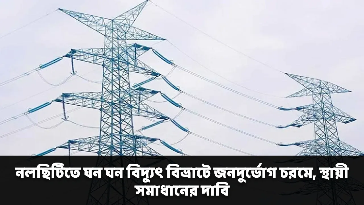 নলছিটিতে ঘন ঘন বিদ্যুৎ বিভ্রাটে জনদুর্ভোগ চরমে, স্থায়ী সমাধানের দাবি