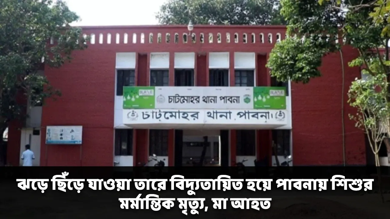 ঝড়ে ছিঁড়ে যাওয়া তারে বিদ্যুতায়িত হয়ে পাবনায় শিশুর মর্মান্তিক মৃত্যু, মা আহত