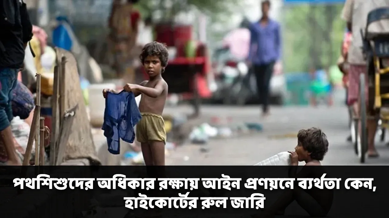 পথশিশুদের অধিকার রক্ষায় আইন প্রণয়নে ব্যর্থতা কেন, হাইকোর্টের রুল জারি
