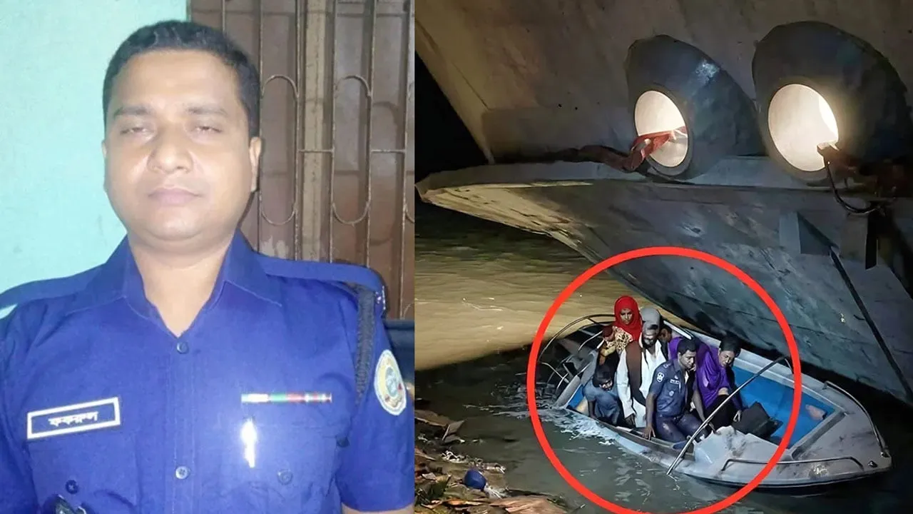 লালমোহনে লঞ্চের ধাক্কায় স্পীডবোট উল্টে নিখোঁজ পুলিশ কনস্টেবলের লাশ উদ্ধার
