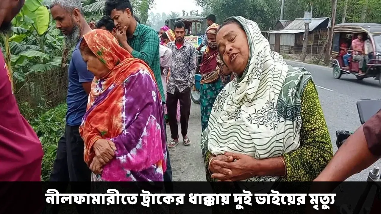 নীলফামারীতে ট্রাকের ধাক্কায় দুই ভাইয়ের মৃত্যু