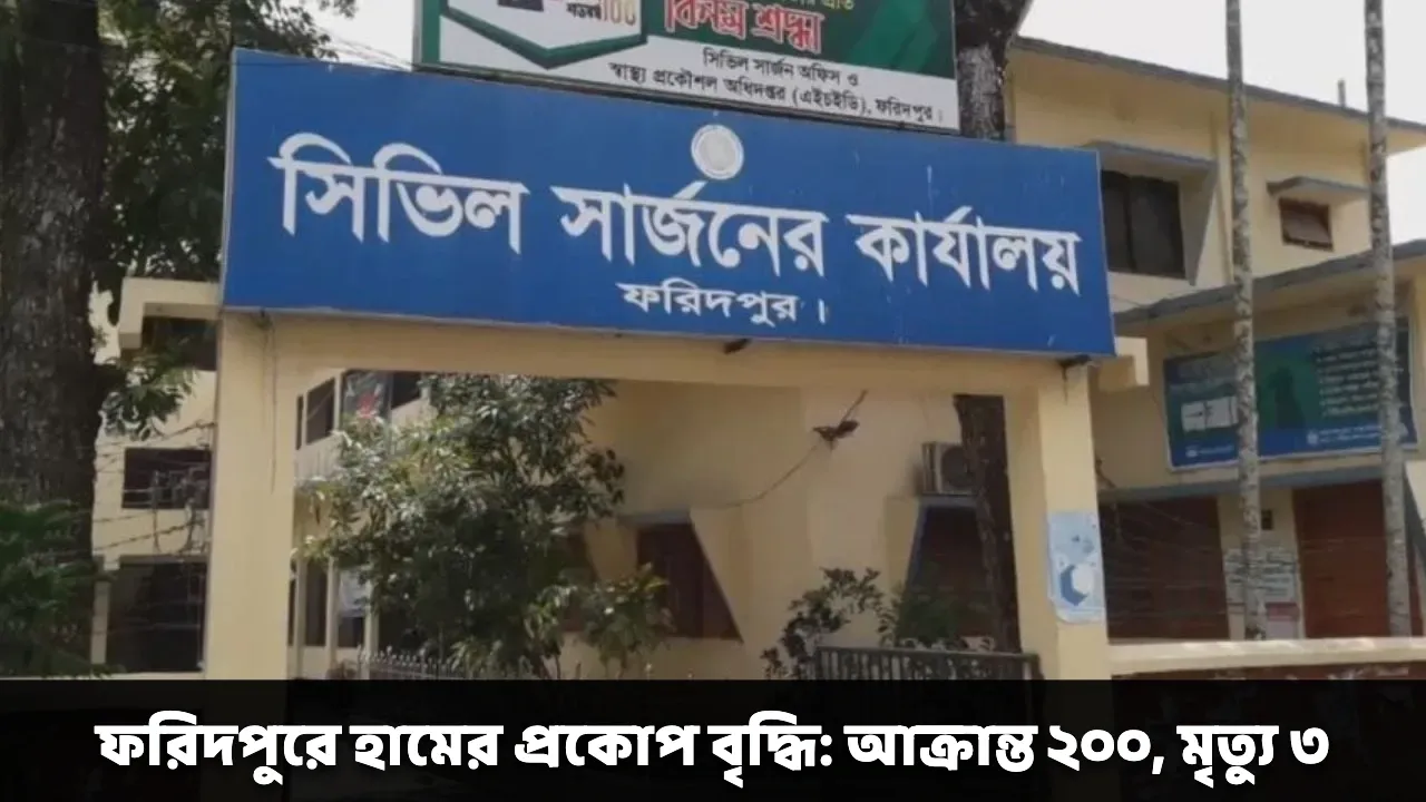 ফরিদপুরে হামের প্রকোপ বৃদ্ধি: আক্রান্ত ২০০, মৃত্যু ৩